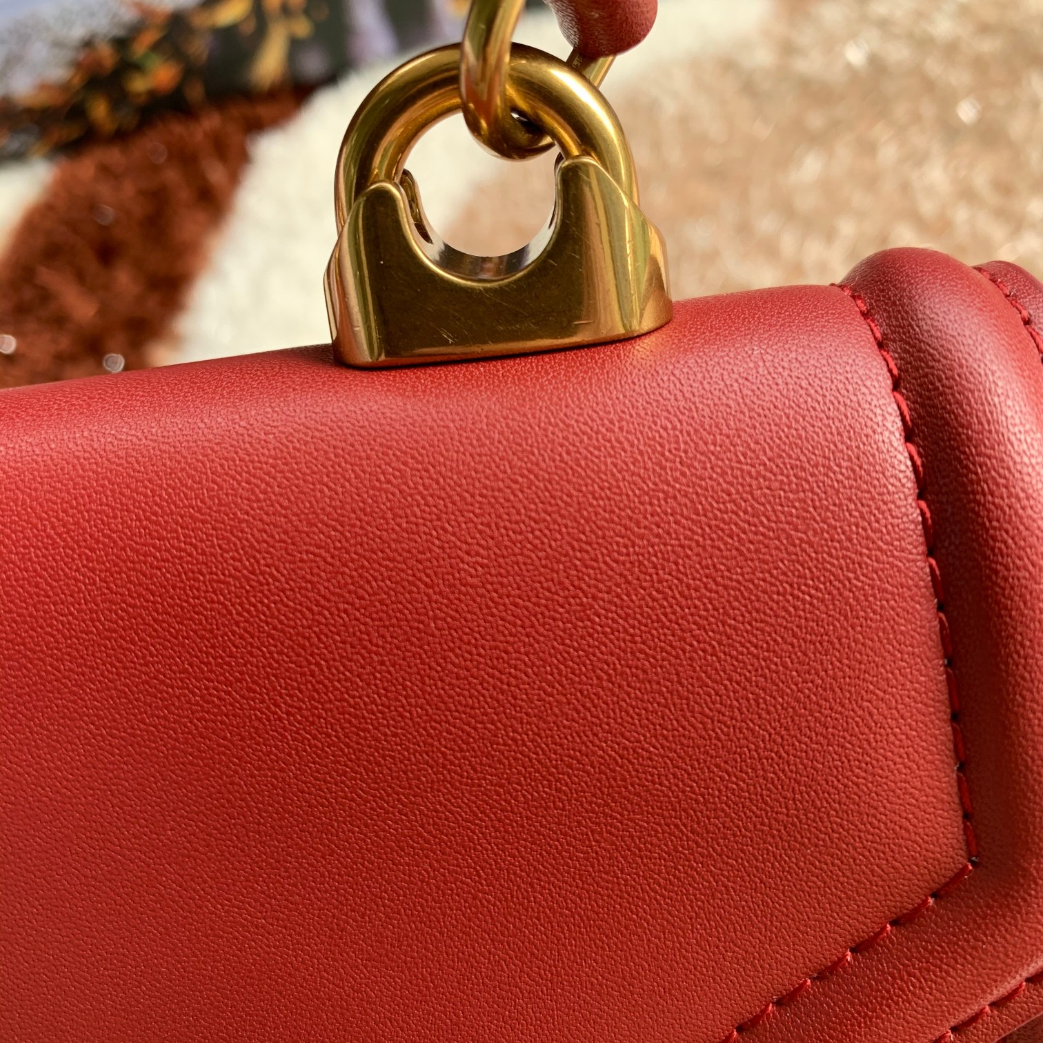 Dolce & Gabbana Devotion Top Handle Bag - Red Handle Bags