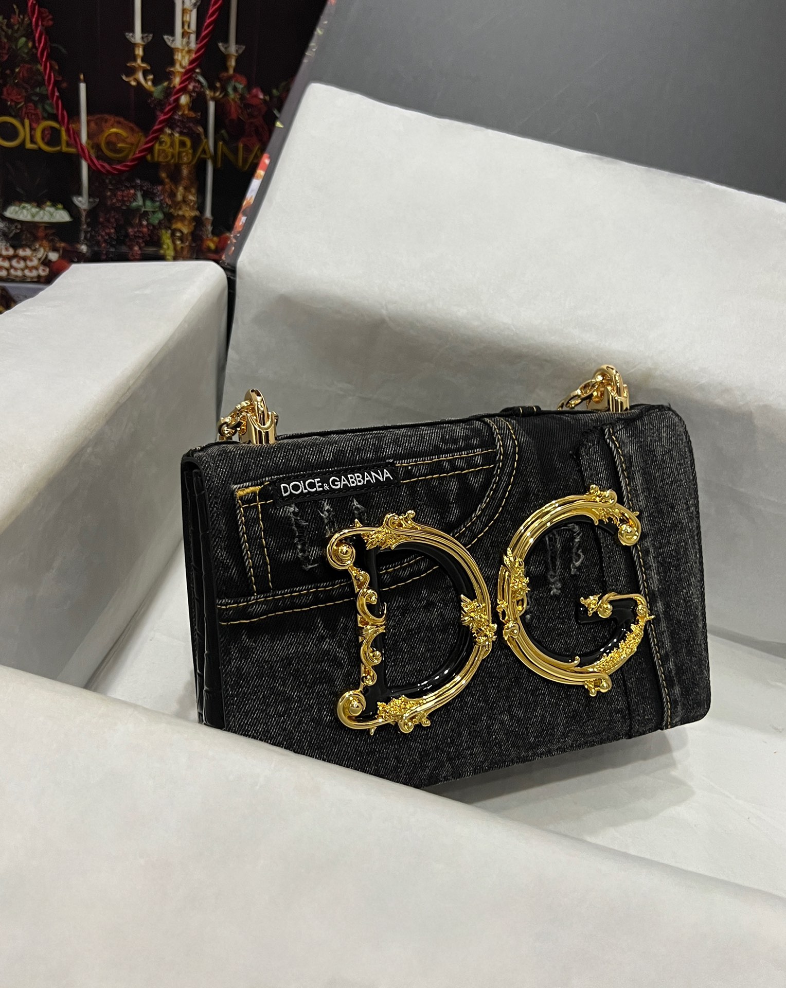 Dolce & Gabbana DG Girls crocodile-print Shoulder Bag |