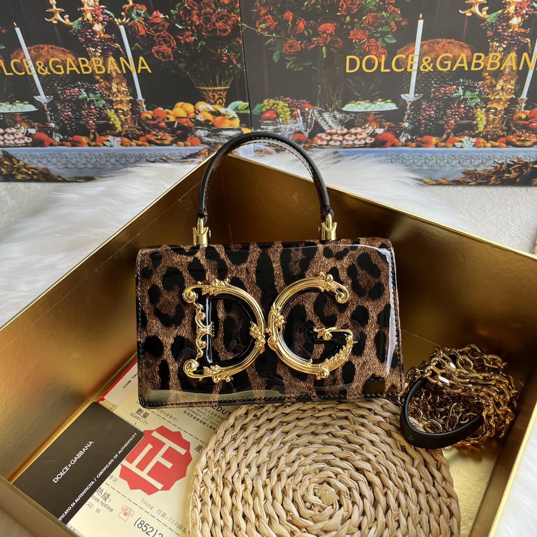 Dolce & Gabbana DG Girls leopard-print Crossbody Bag |