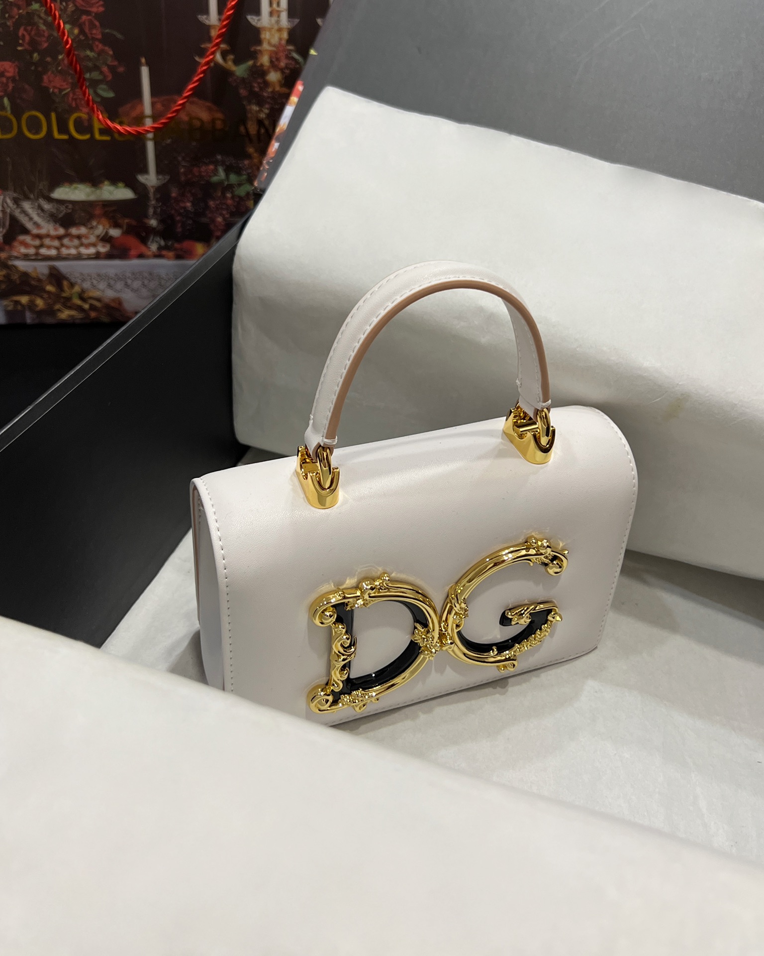 Dolce & Gabbana DG Girls Shoulder Bag | White