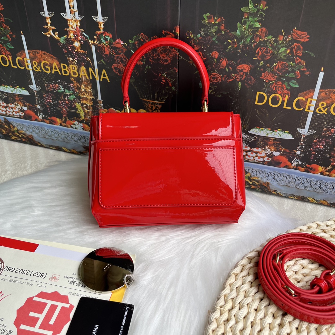 Dolce & Gabbana Dg Logo Bag Top-Handle Bag - Red