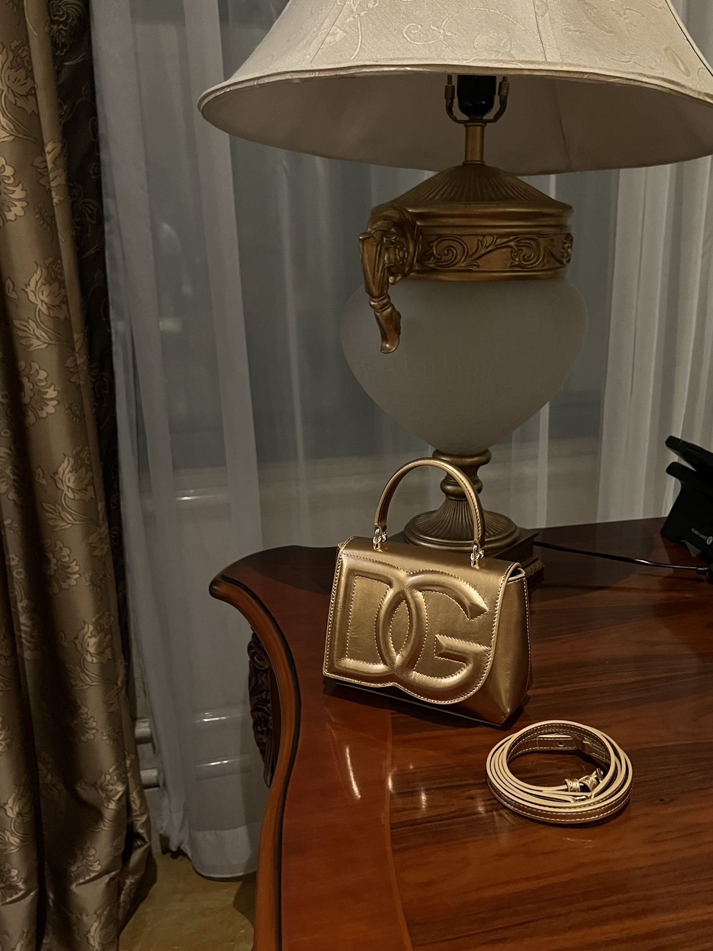 Dolce & Gabbana Dg Mini Bag In Gold  D&G   0289