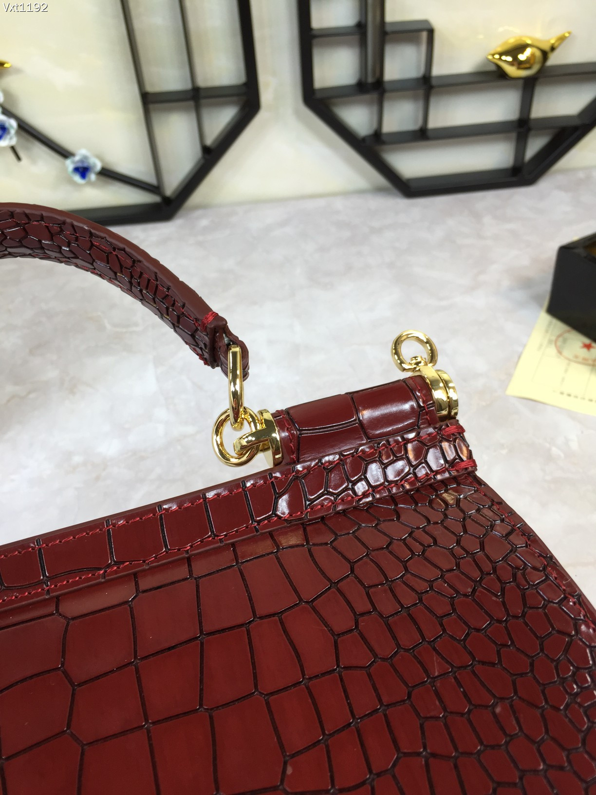 Dolce & Gabbana Large Sicily handbag in alligator leather in Red for Women