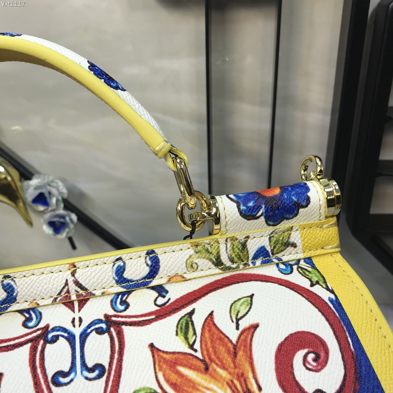 Dolce & Gabbana Majolica Miss Sicily Satchel Bag - Satchels,