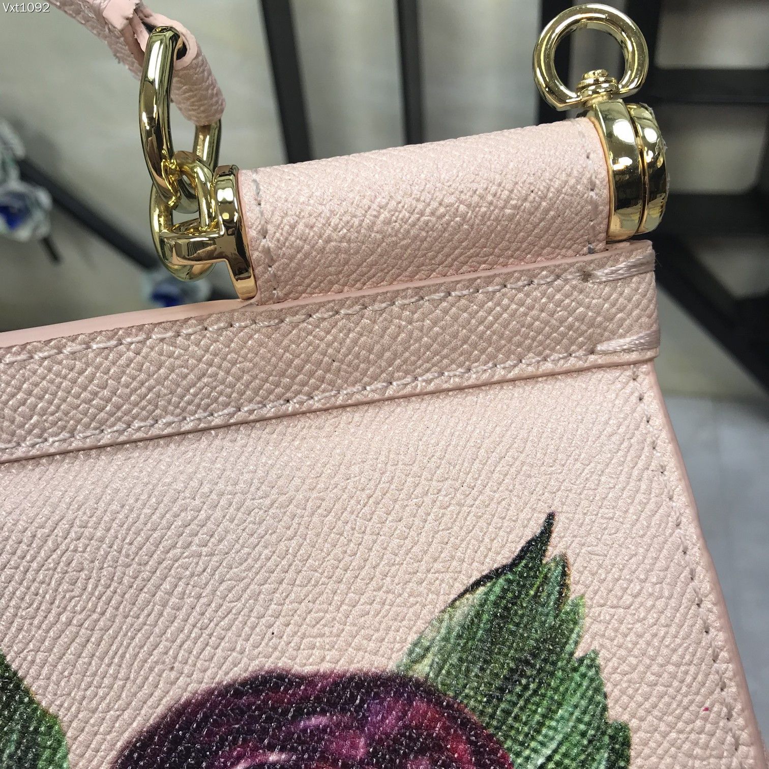 Dolce & Gabbana Medium Floral Miss Sicily Bag - Pink Handle Bags, Handbags - DAG409359