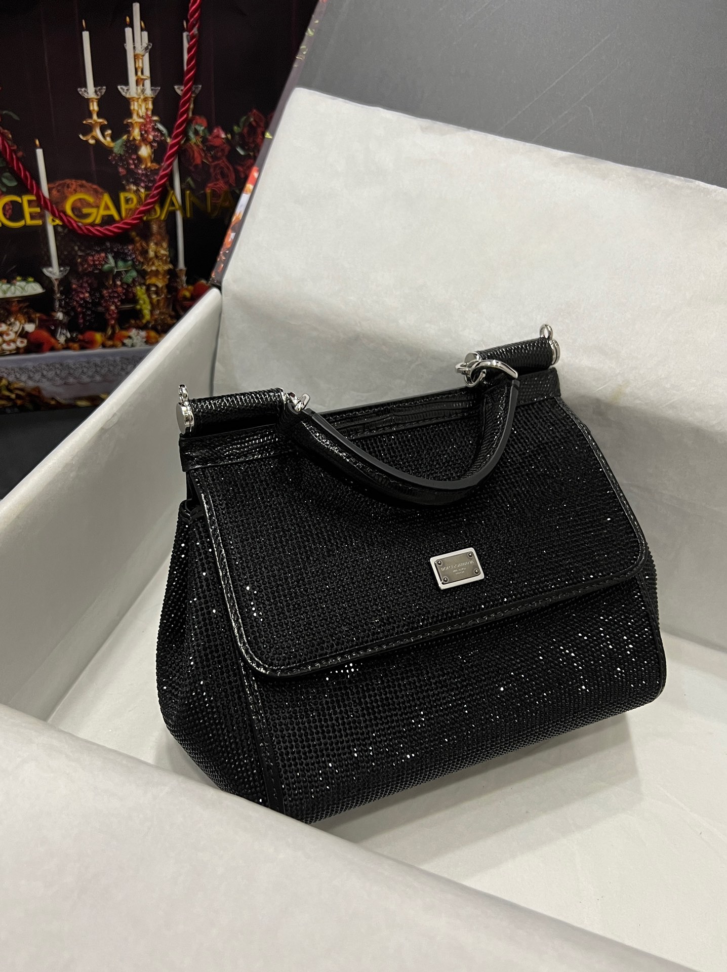 Dolce & Gabbana Medium Sicily handbag in Black for Women | Dolce&Gabbana®.