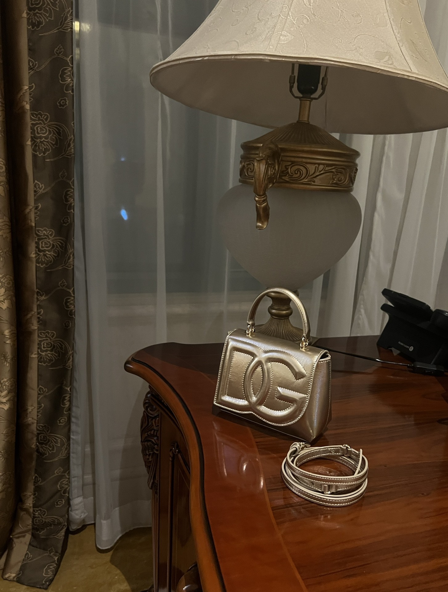 Dolce & Gabbana Metallic Handle Bag - Gold Handle Bags