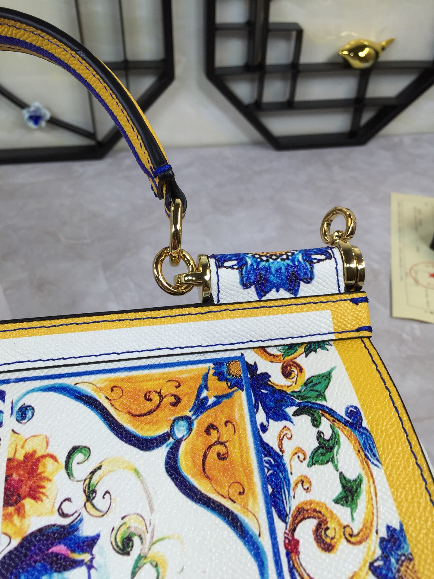 Dolce & Gabbana Mini Majolica Miss Sicily Crossbody Bag -