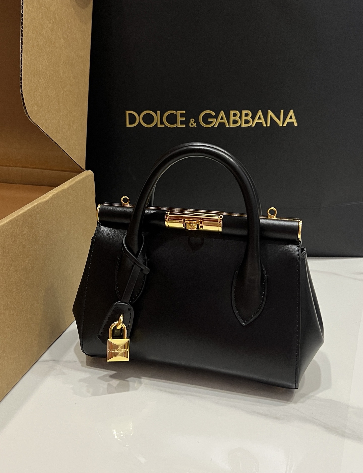Dolce & Gabbana Mini Marlene Day Bag in Black for Women | Dolce&Gabbana