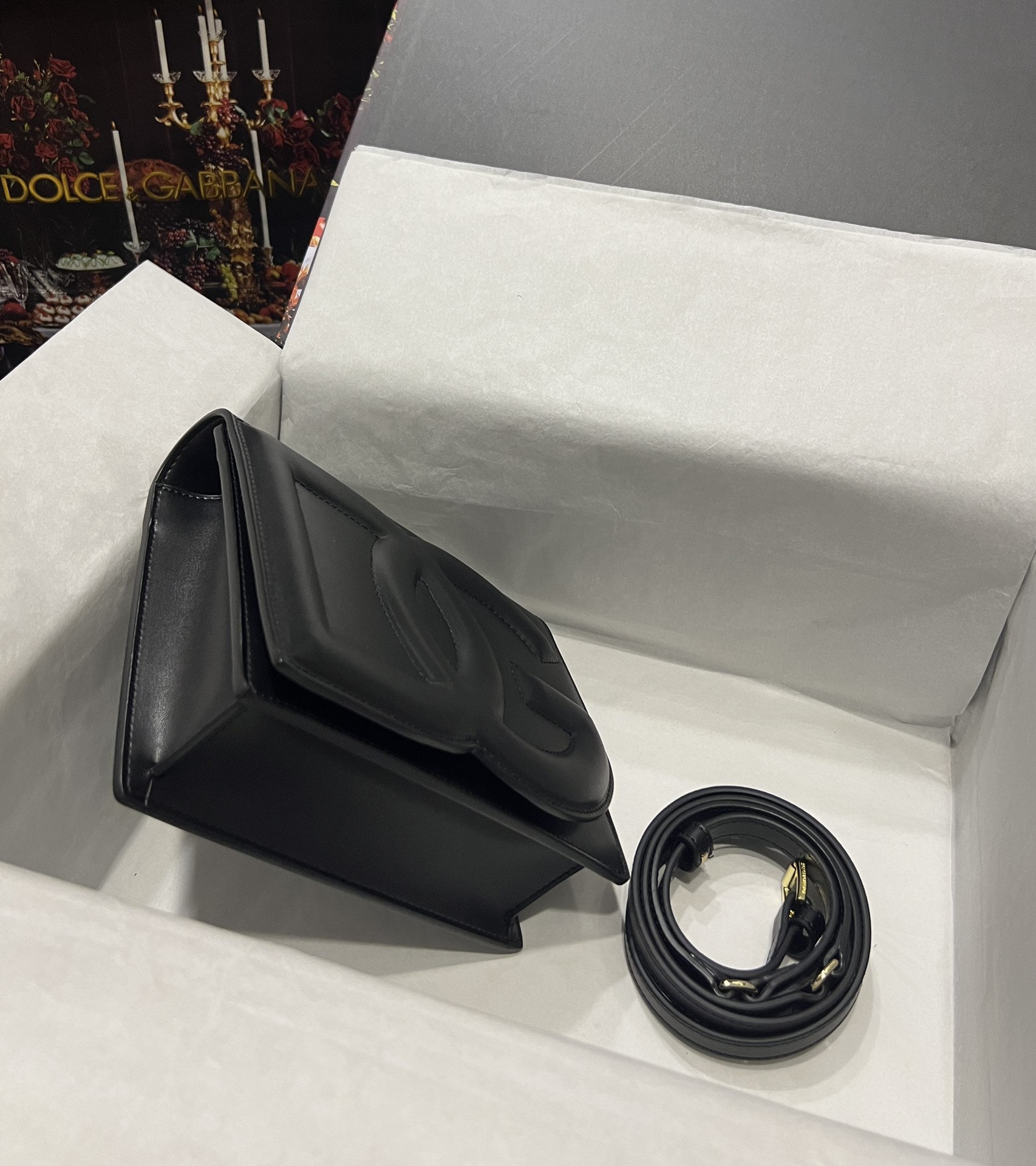 Dolce & Gabbana Pre-Owned DG-logo Leather Cross Body