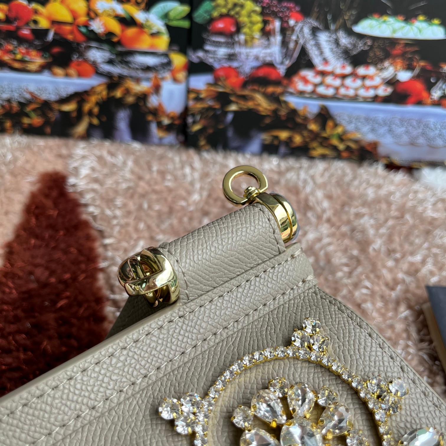 Dolce & Gabbana Silsi Women's Mini Bag in Cream with