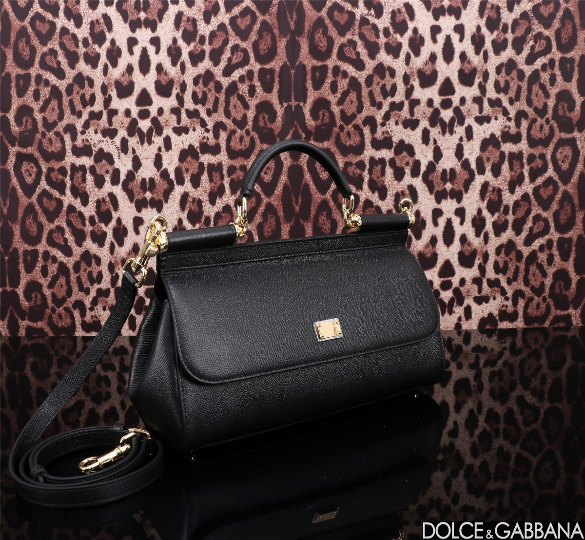 Dolce & Gabbana Small Sicily handbag in Black for Women | Dolce&Gabbana