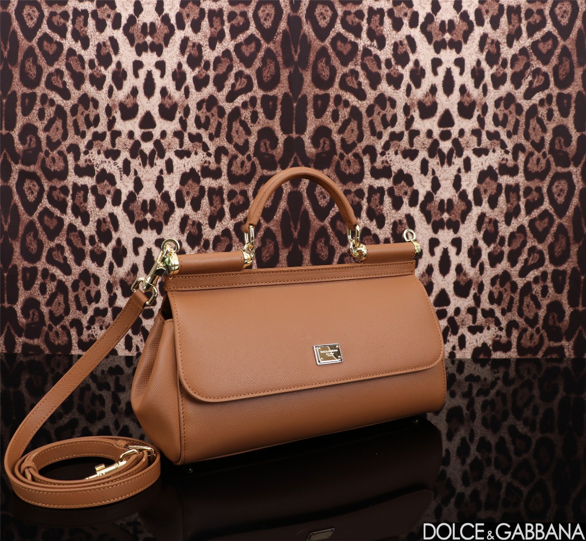 Dolce & Gabbana Small Sicily handbag in Brown for Women | Dolce&Gabbana
