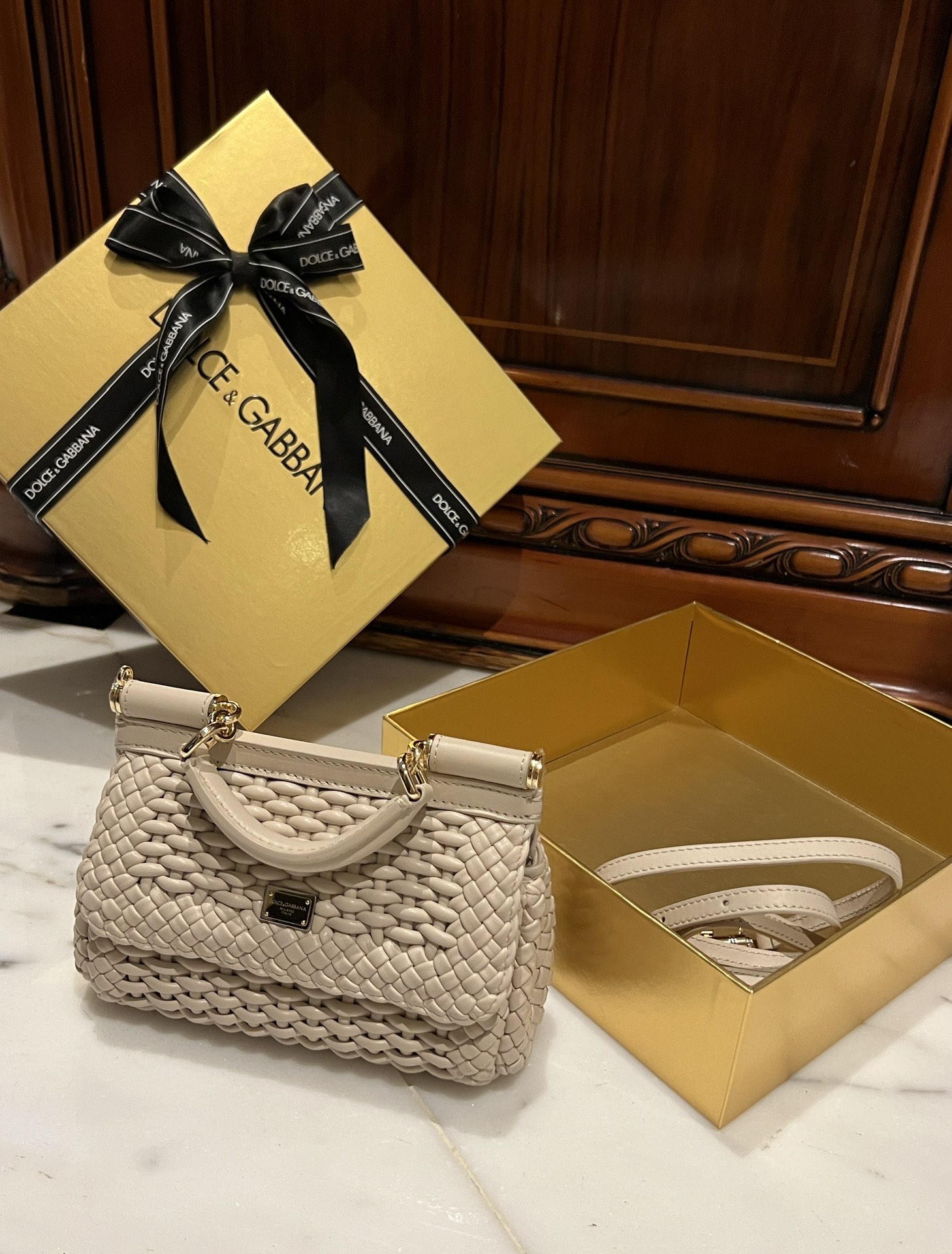 Dolce & Gabbana Small Sicily handbag in Multicolor for Women bag beige | Dolce&Gabbana®