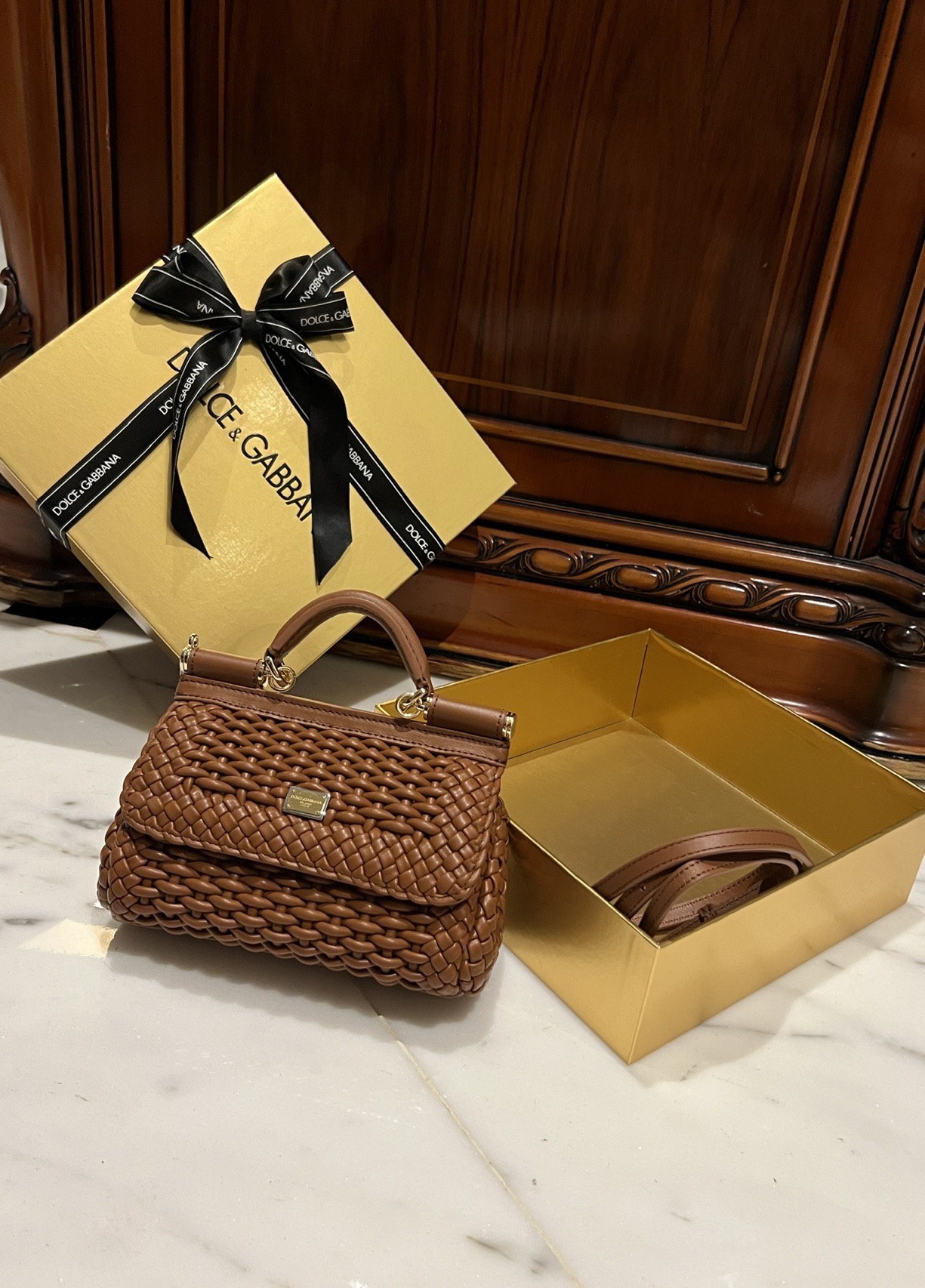 Dolce & Gabbana Small Sicily handbag in Multicolor for Women bag brown| Dolce&Gabbana®