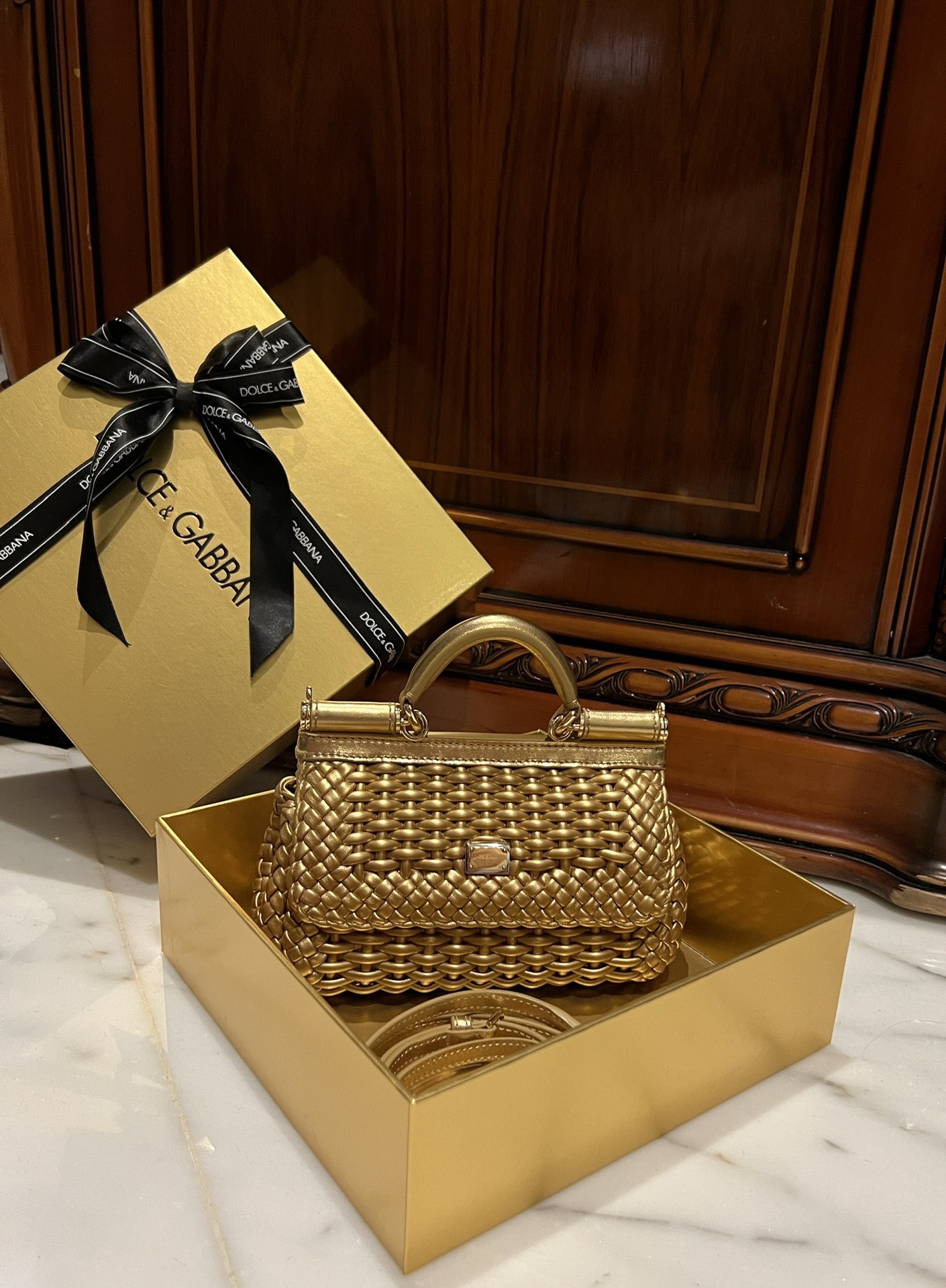 Dolce & Gabbana Small Sicily handbag in Multicolor for Women  bag gold | Dolce&Gabbana®