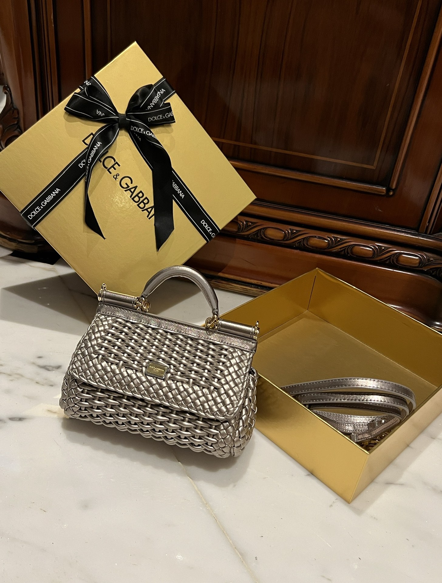 Dolce & Gabbana Small Sicily handbag in Multicolor for Women bang siver | Dolce&Gabbana®