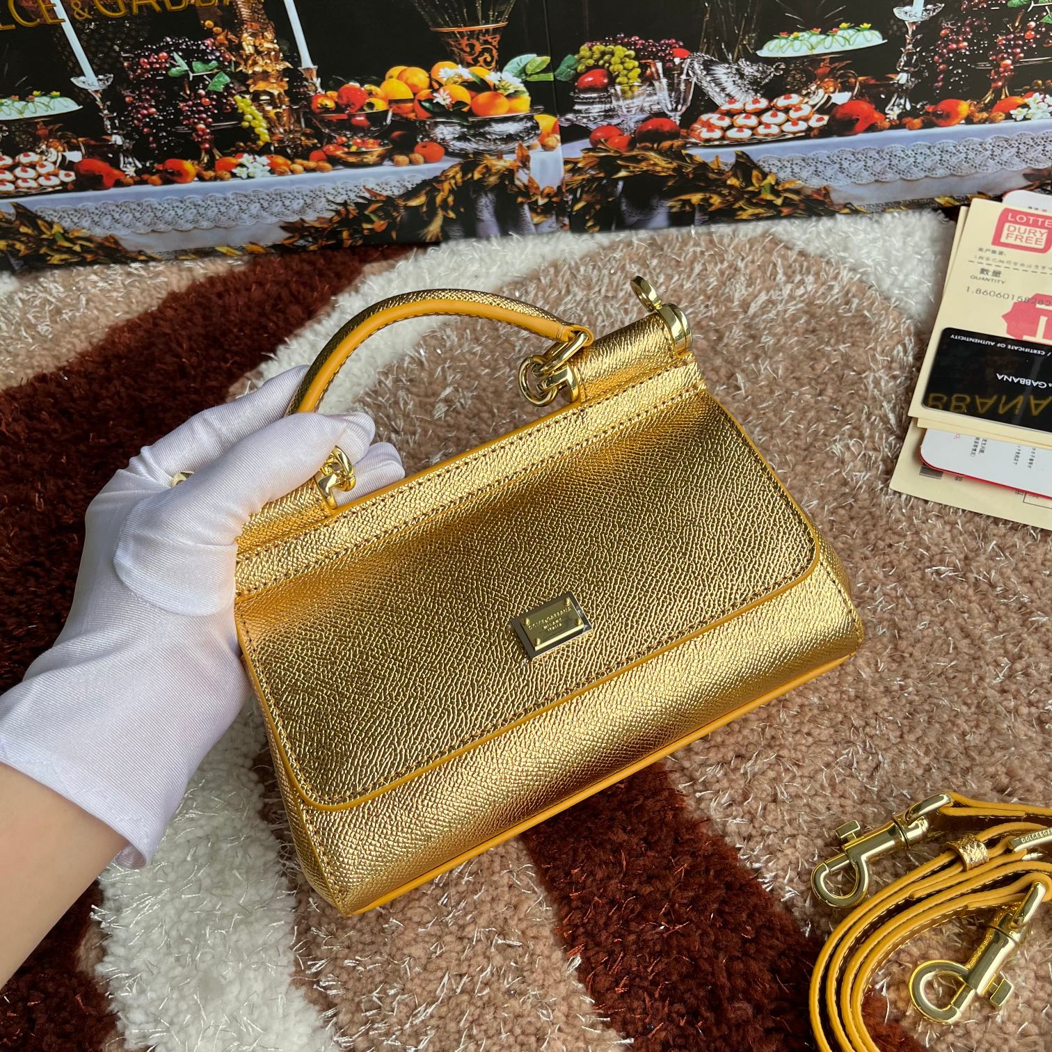 Dolce & Gabbana Small Women's Miss Sicily Leather