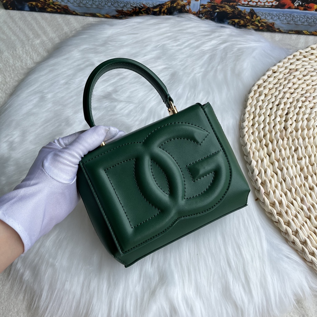 Dolce & Gabbana Women's DG Log Top-handle Bag green