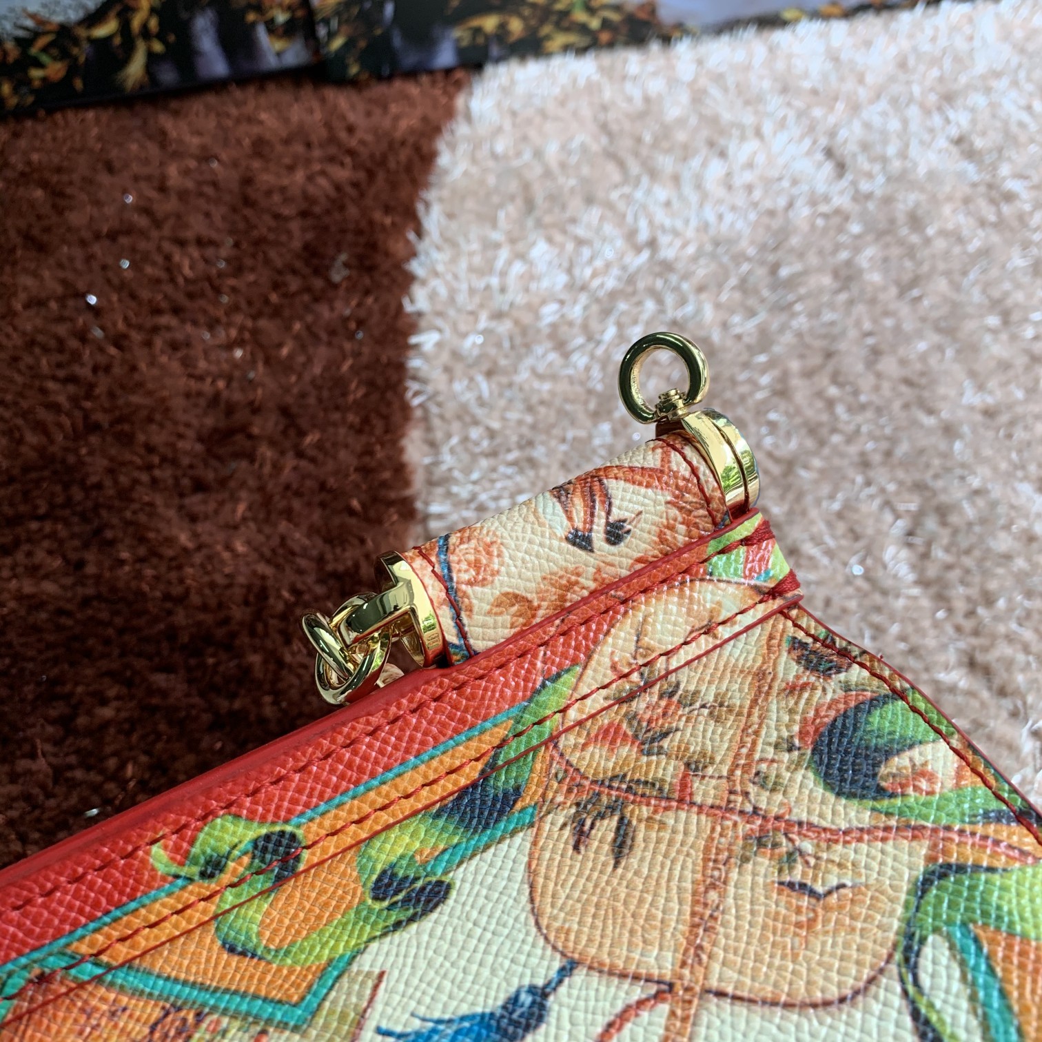 Dolce and Gabbana Teatro Dei Pupi Multicolour Printed Miss