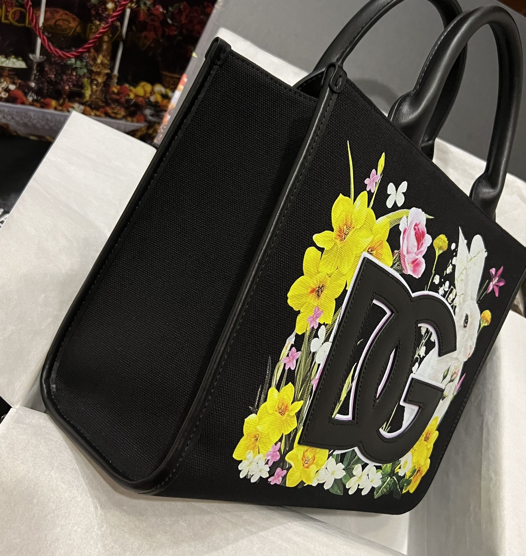 Dolce Gabbana Tote Bag Dg Daily Shopping Canvas