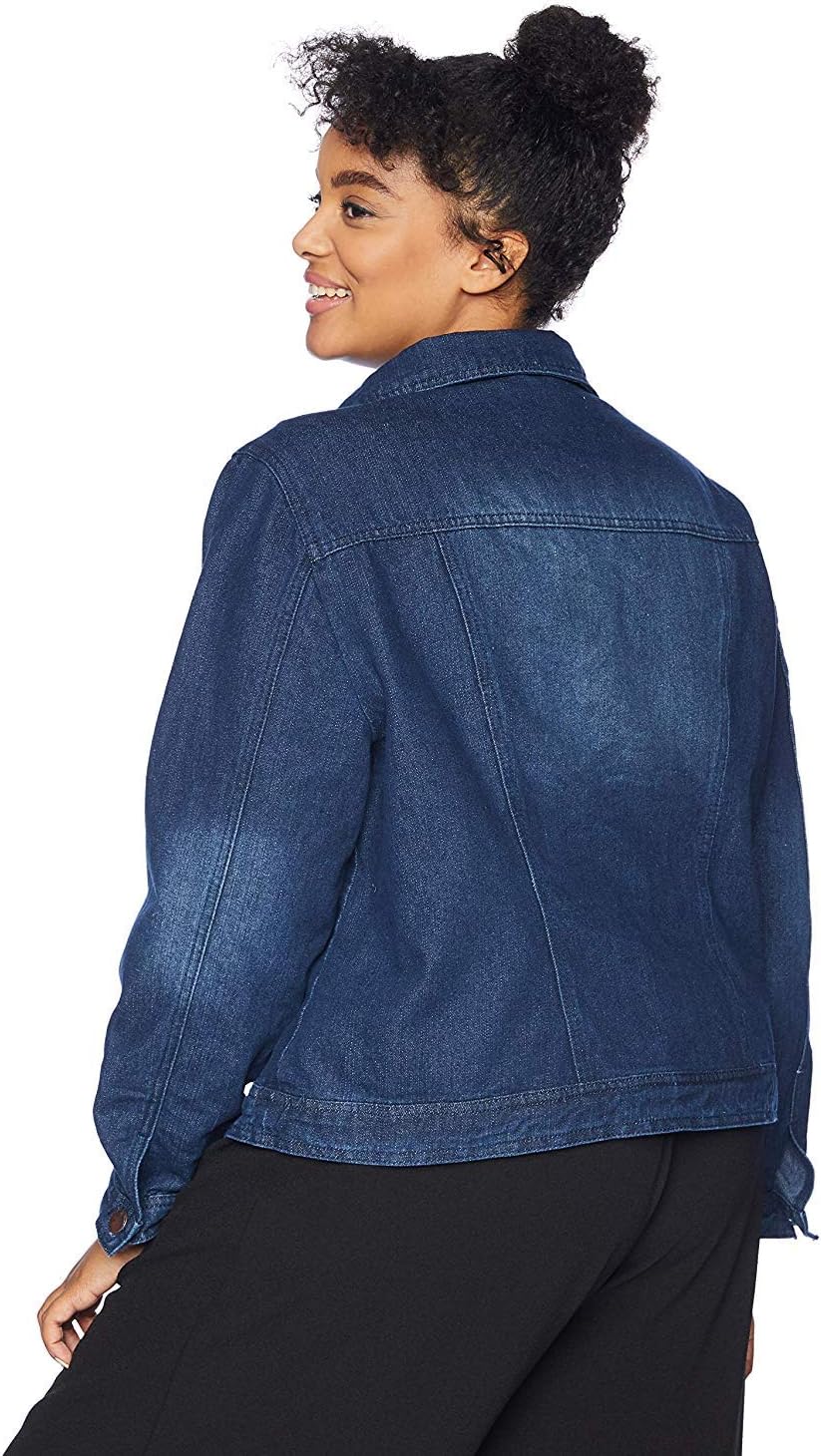 dollhouse Women’s Size Dark Plus Denim Jacket