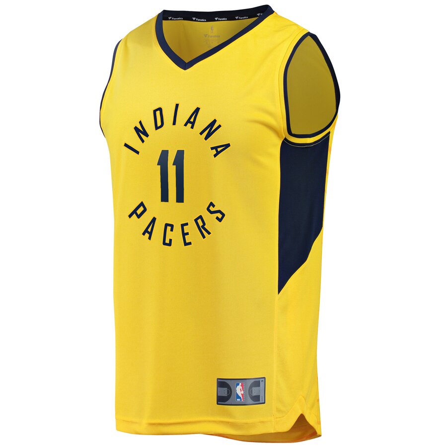Domantas Sabonis Pacers Gold Jersey #11 - Premium Fanatics Replica 2024 Edition