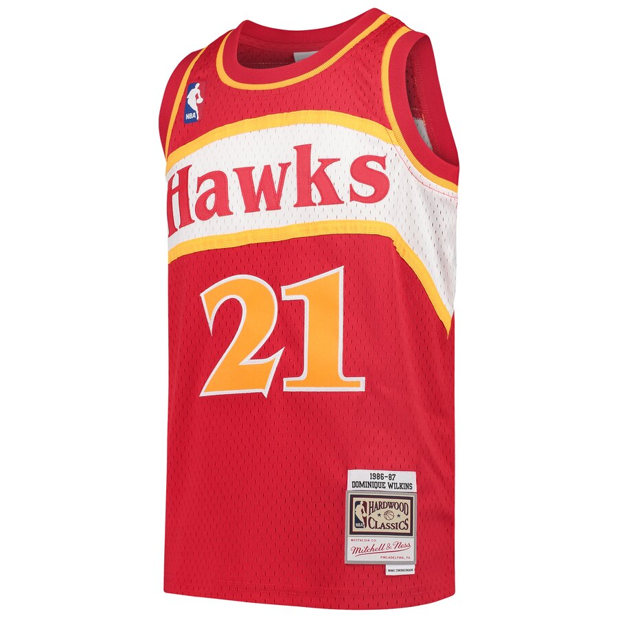 Mitchell & Ness Dominique Wilkins 1986-87 Jersey: Stunning Hawks Throwback