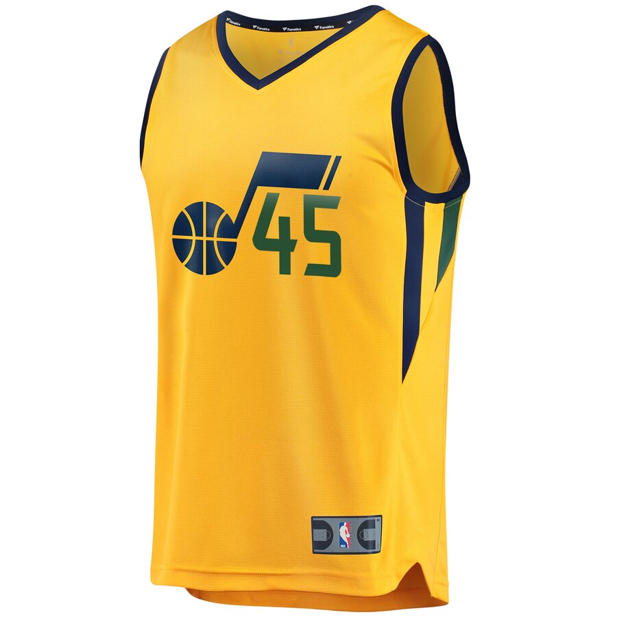Fanatics Donovan Mitchell Gold Jersey - Amazing Utah Jazz Replica for 2024