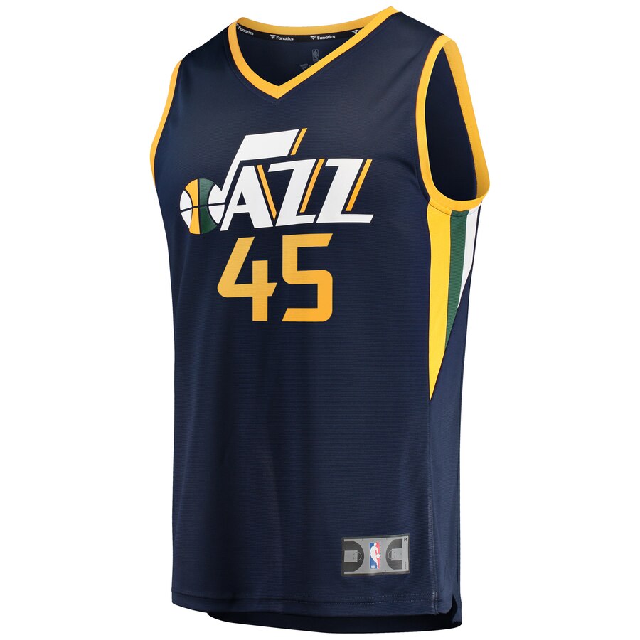 Fanatics Donovan Mitchell #45 Jazz Replica Jersey - Premium Icon Edition
