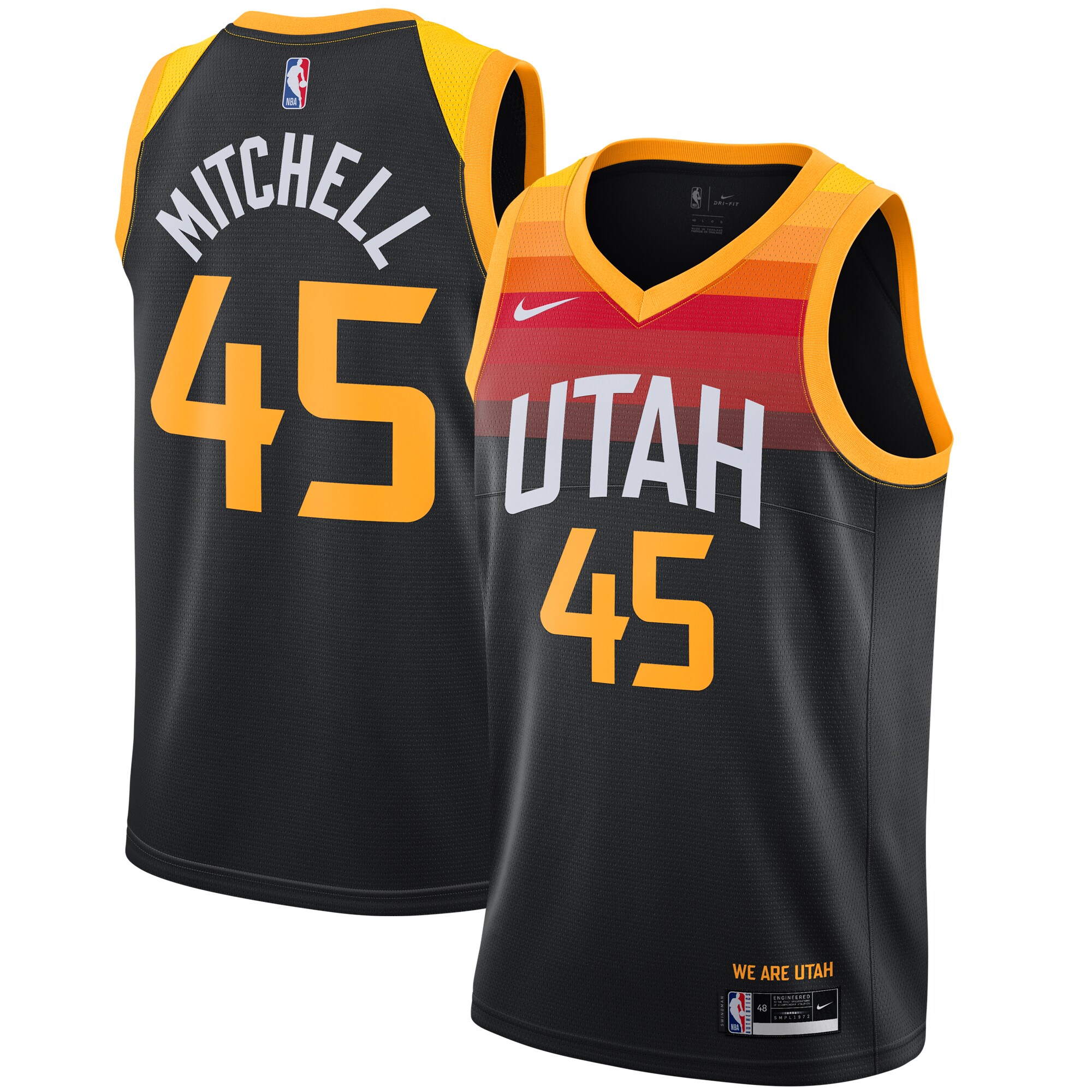 Donovan Mitchell City Edition Jersey - Exclusive Nike Utah Jazz 2021/22 #45