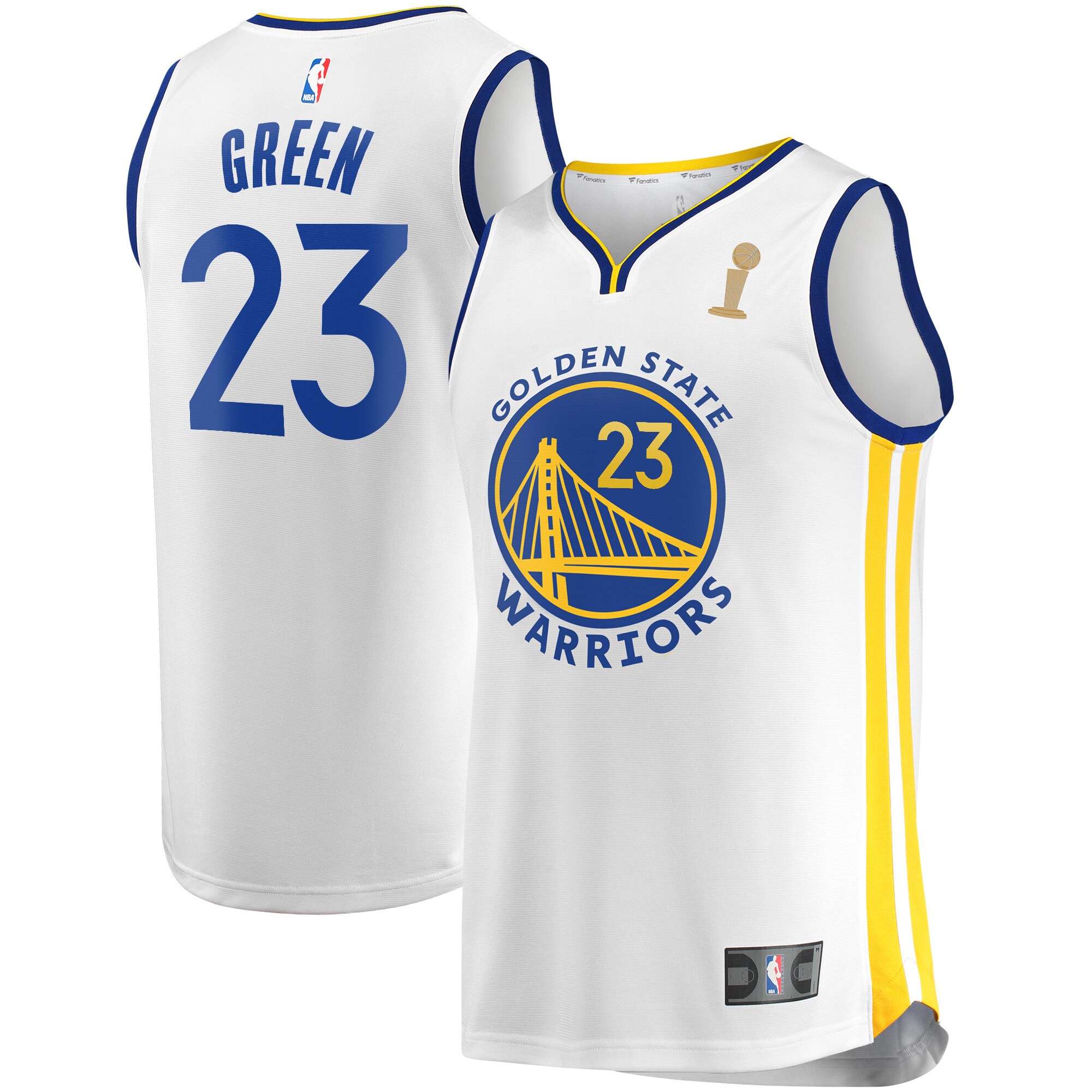 Fanatics Draymond Green Warriors Jersey - Ultimate 2022 NBA Champions #23 Replica