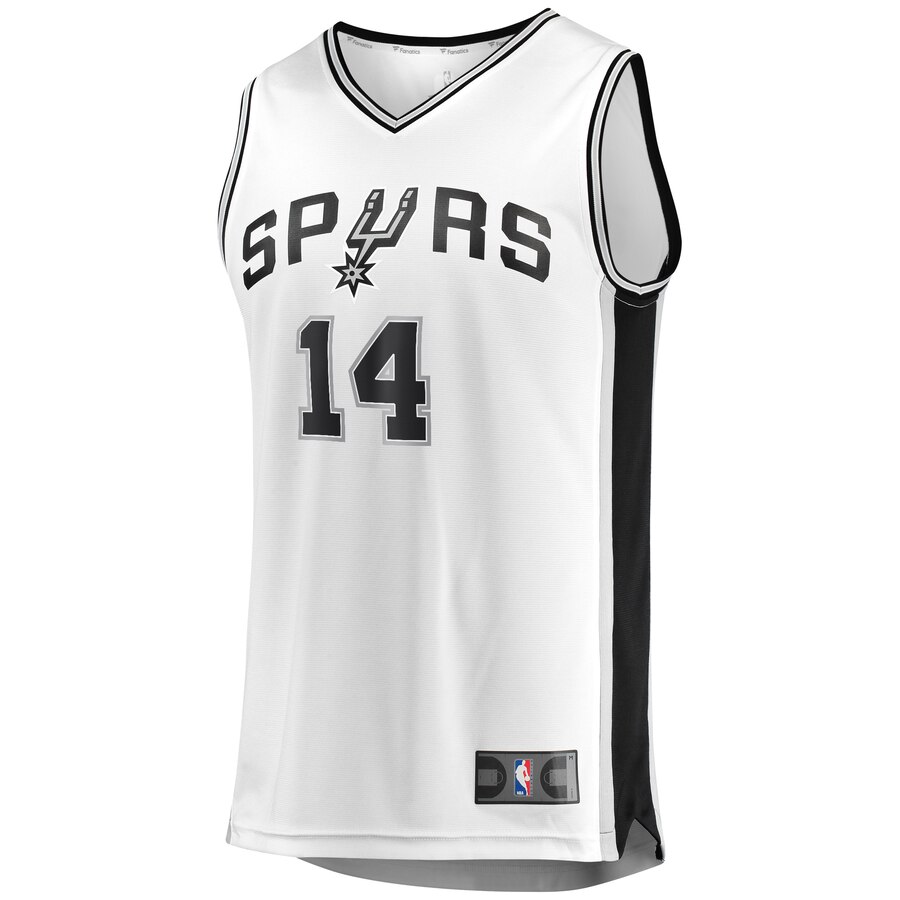 Fanatics Drew Eubanks Youth Jersey: Amazing Spurs #14 Replica 2024