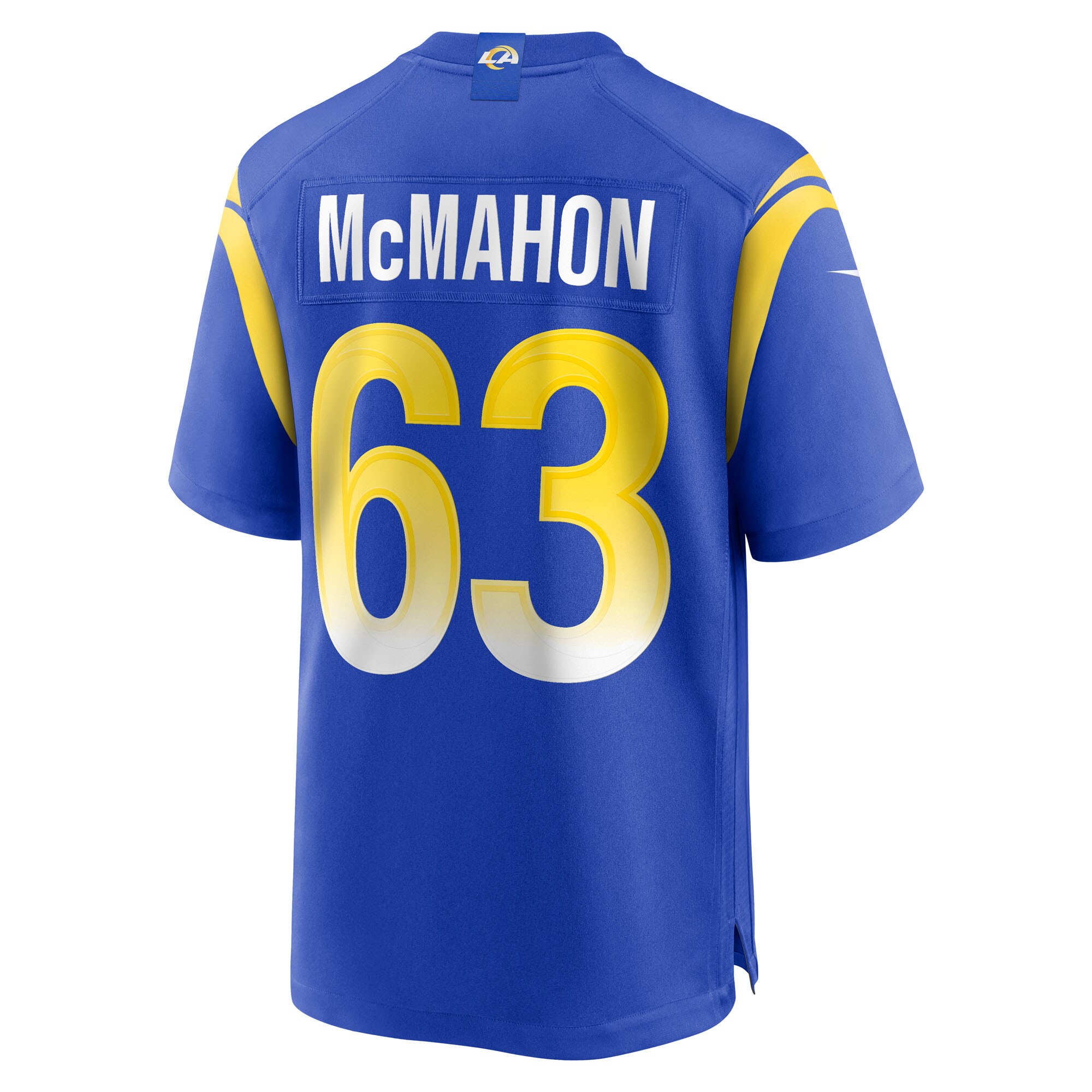 Dylan McMahon Los Angeles Rams Nike Team Game Jersey -  Royal
