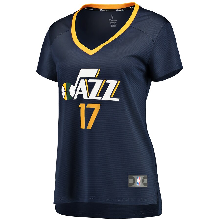 Fanatics Ed Davis Jazz Jersey - Women's Perfect Icon Edition #17