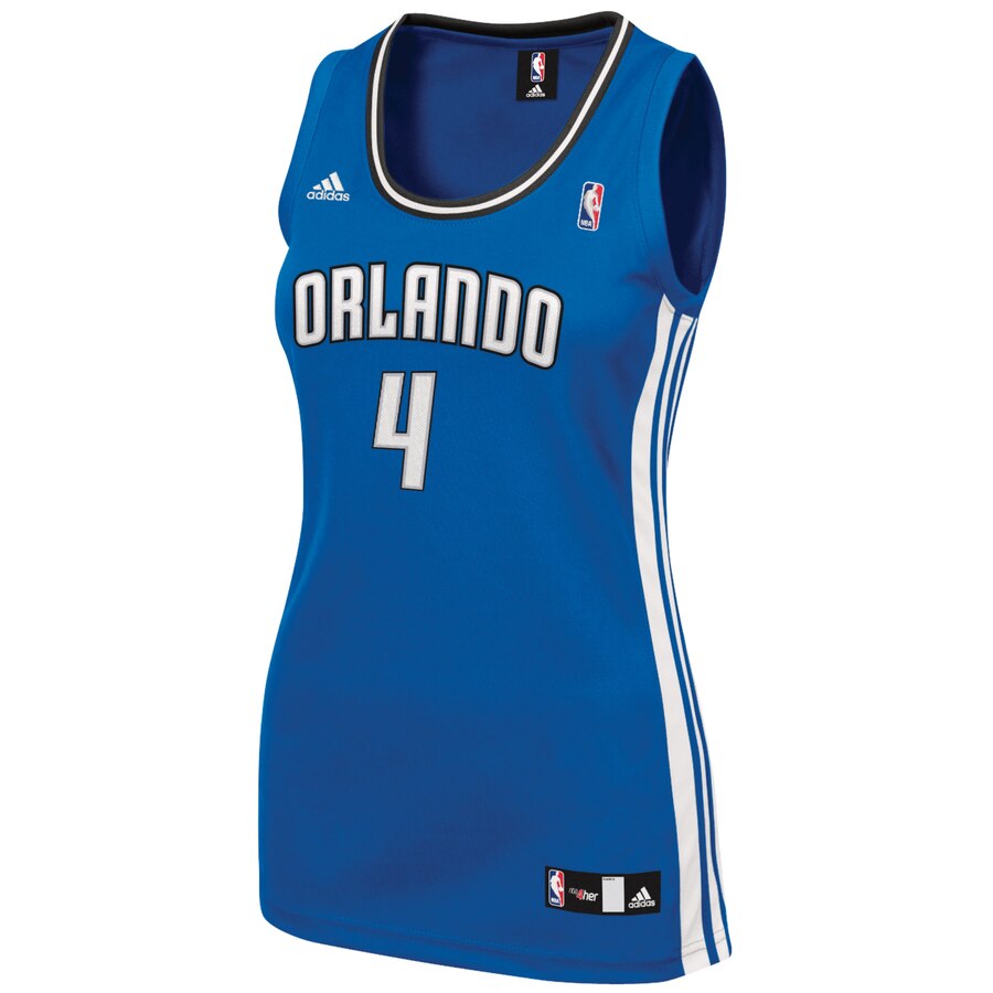 Elfrid Payton Women's Blue Jersey: Amazing #4 Orlando Magic Fan Gear