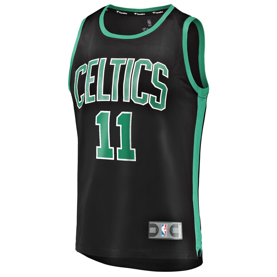 Enes Kanter Celtics Black Jersey - Premium Fanatics #11 Replica 2024