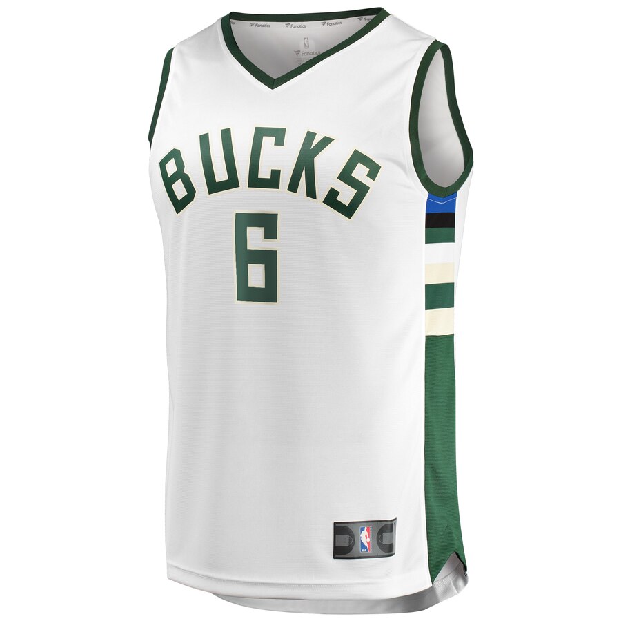Eric Bledsoe Bucks Jersey - Premium Fanatics Replica #6 for 2024