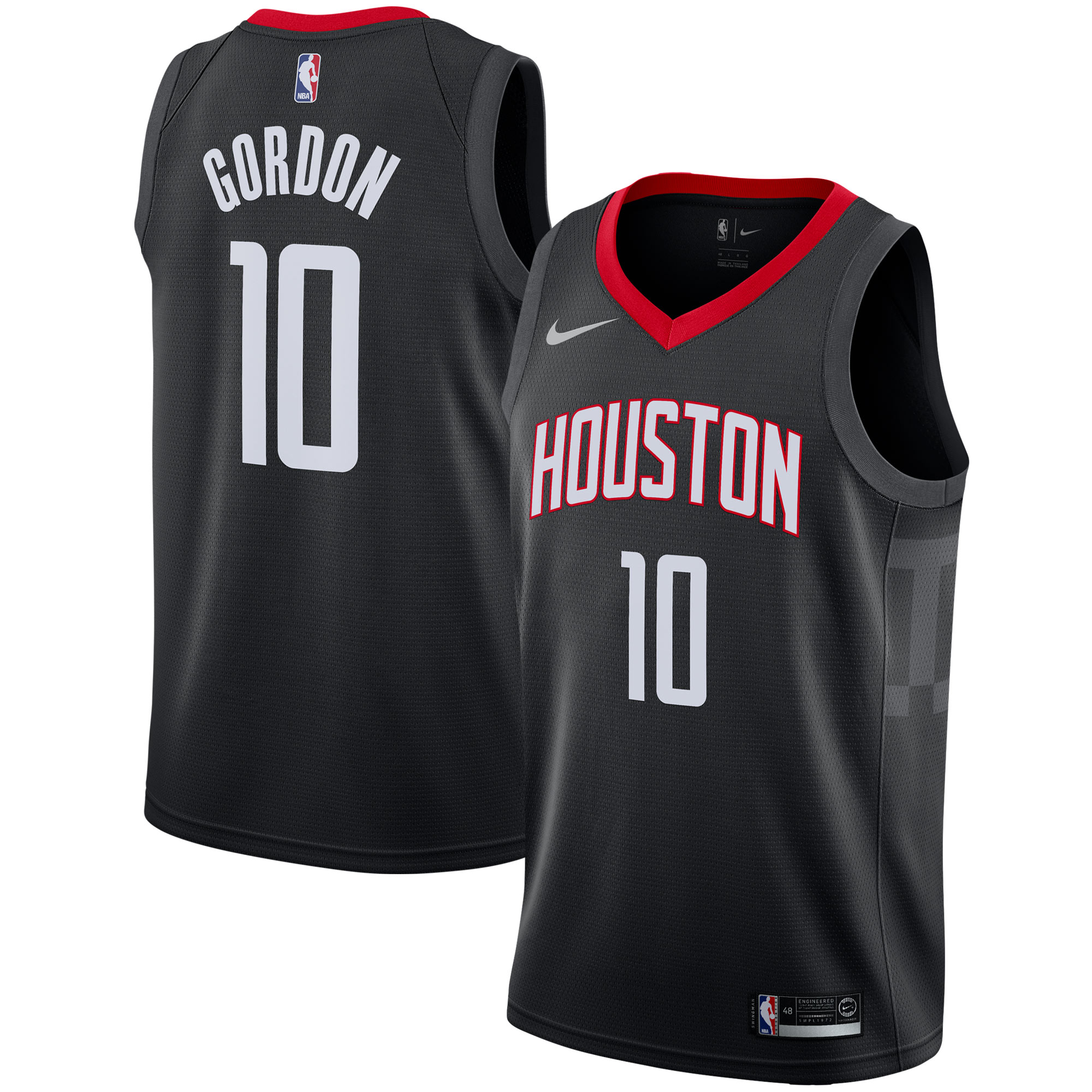 Eric Gordon Rockets Black Jersey - Ultimate Nike Swingman #10 Fan Gear