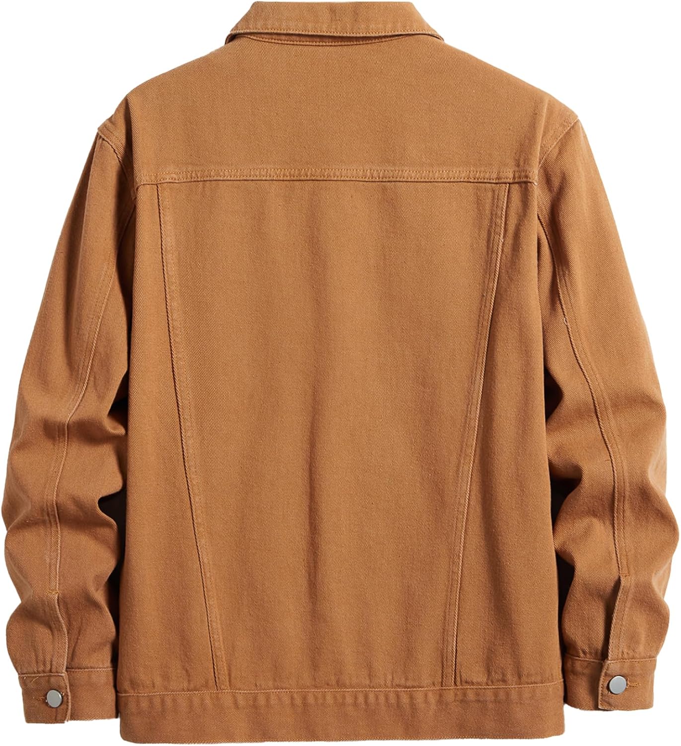 ESDVQ Men’s Denim Jacket Vintage-Inspired Jean Jacket with Multiple Pockets – Cotton Blend, Machine Washable