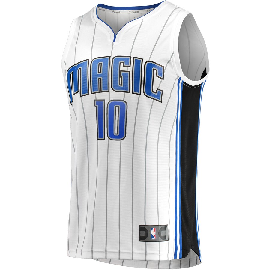 Evan Fournier Magic Jersey White #10 - Premium Youth Fanatics Replica 2024