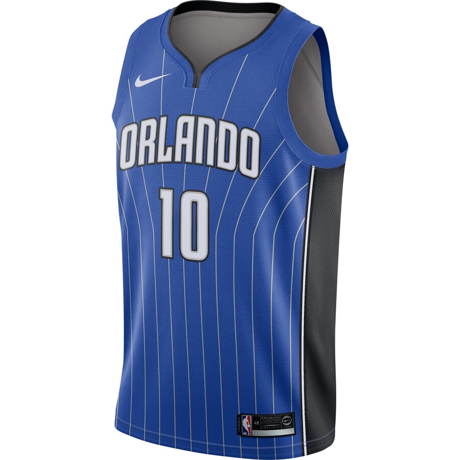 Premium Nike Evan Fournier Magic Jersey #10 - Orlando Icon Edition