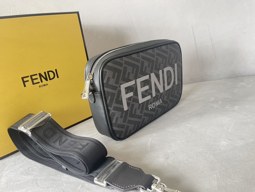 Fendi 7M0286-AJJ4 FF Zucca Fendi Roma Men's Shoulder