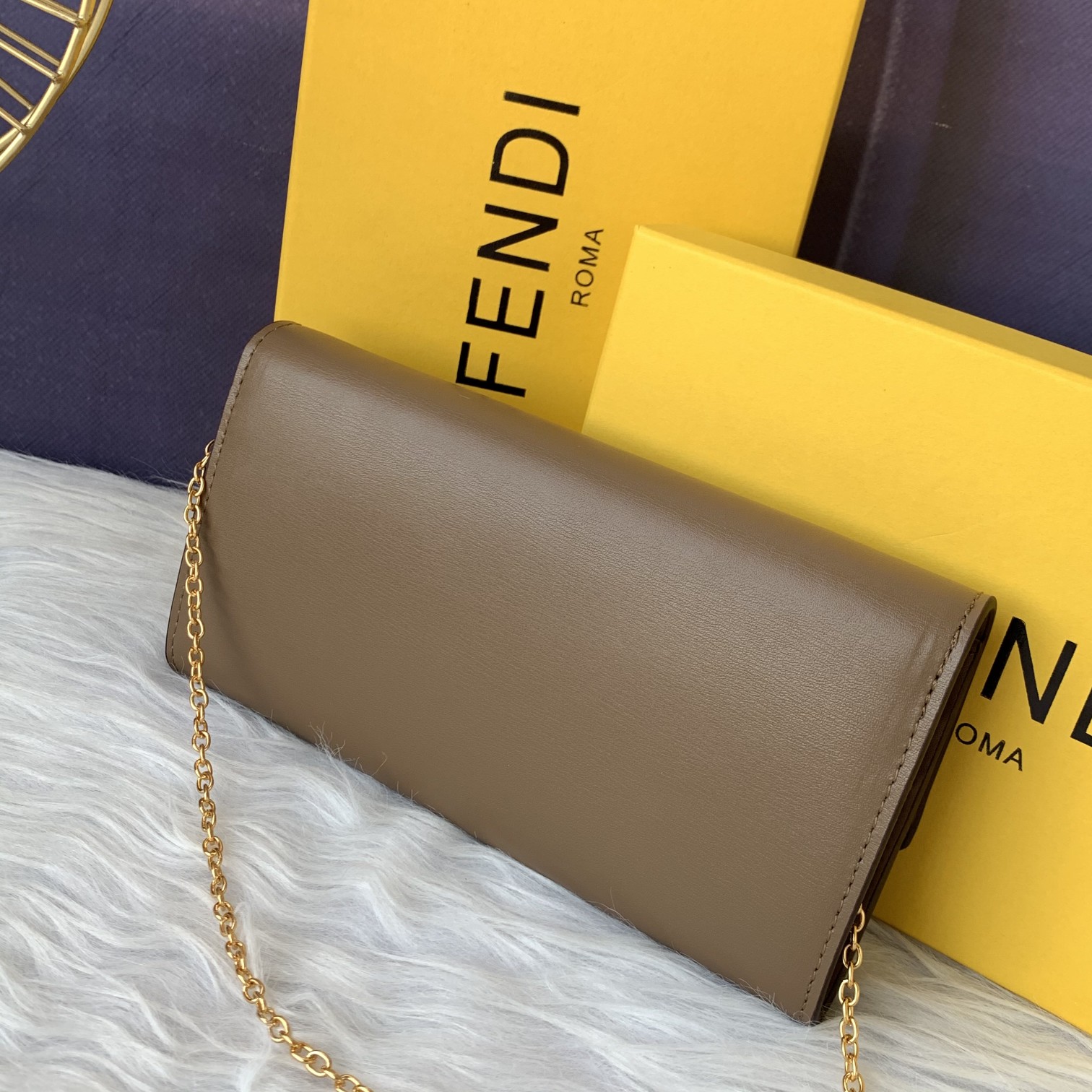 FENDI Baguette 8M0251 AHM0 F1F1M Women's Long Wallet - Sa