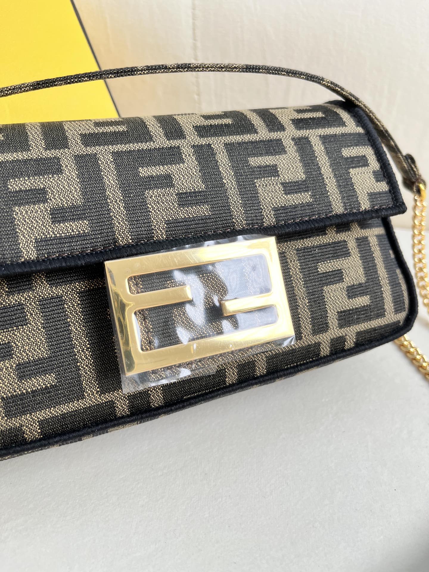 Fendi Baguette Chain Midi Fabric Multicolour | Fendi