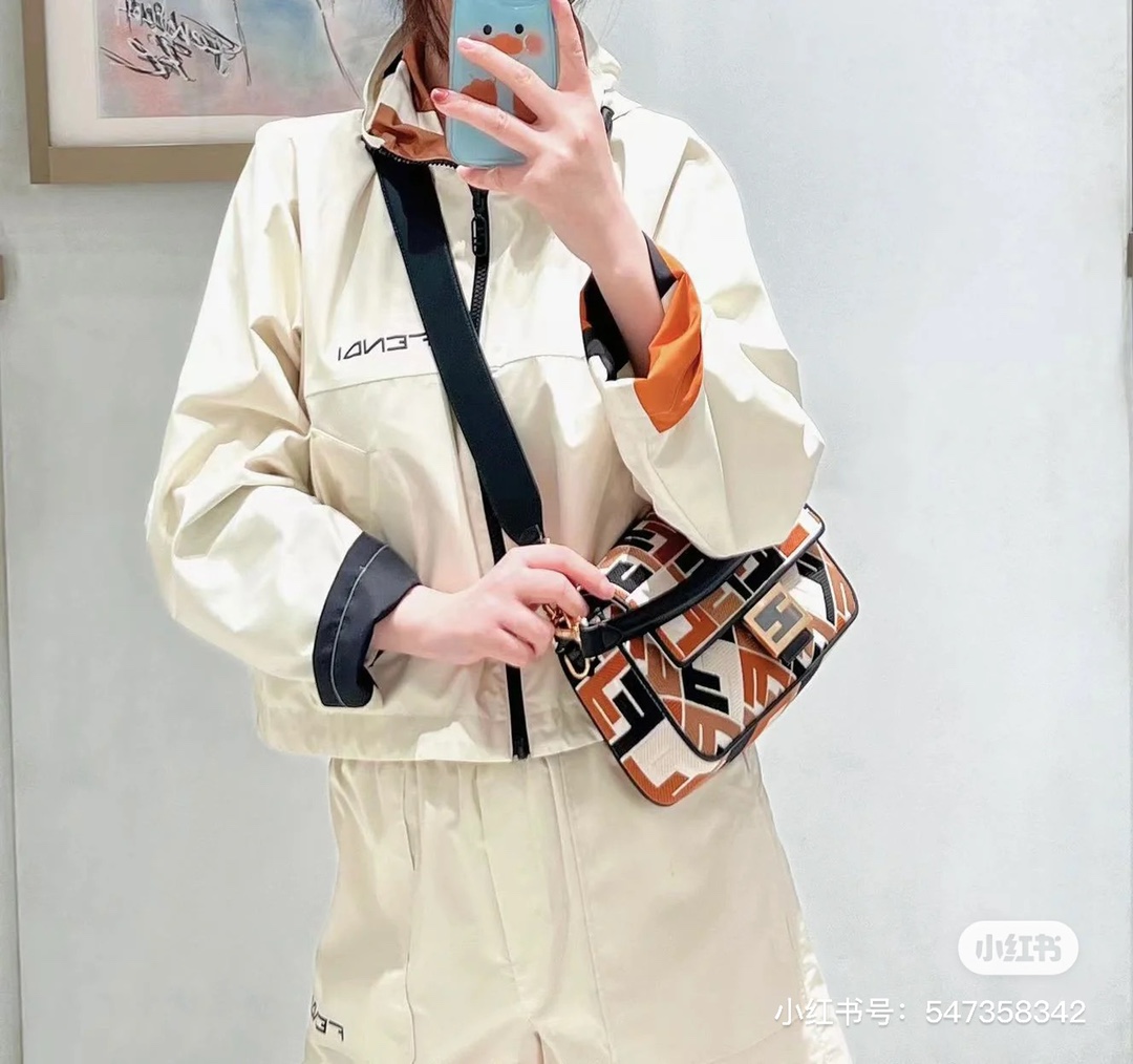 Fendi Baguette Fabric Multicolour