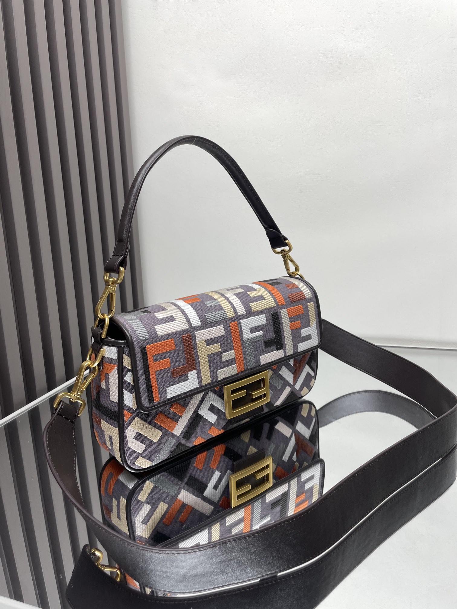 Fendi Baguette Fabric Multicolour | Fendi