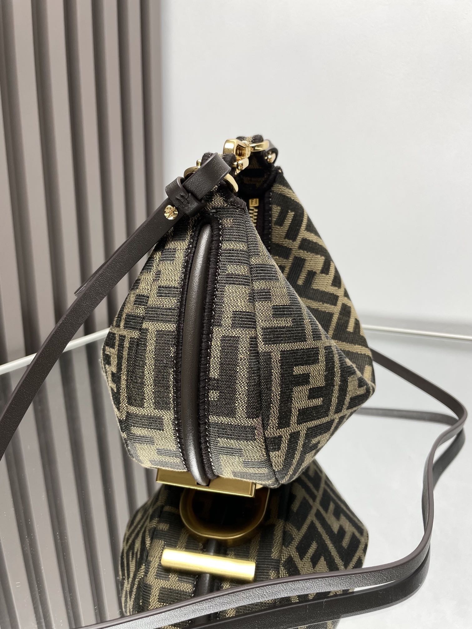 FENDI Fendigraphy Mini Fabric Brown | Fendi