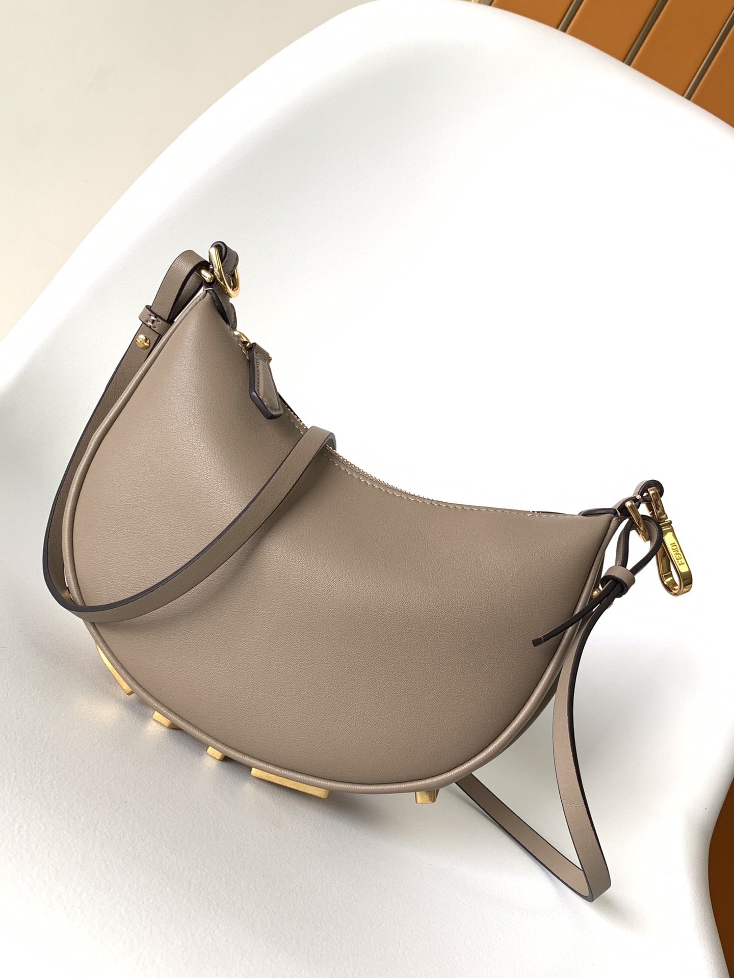 FENDI Fendigraphy Mini Leather Gray | Fendi