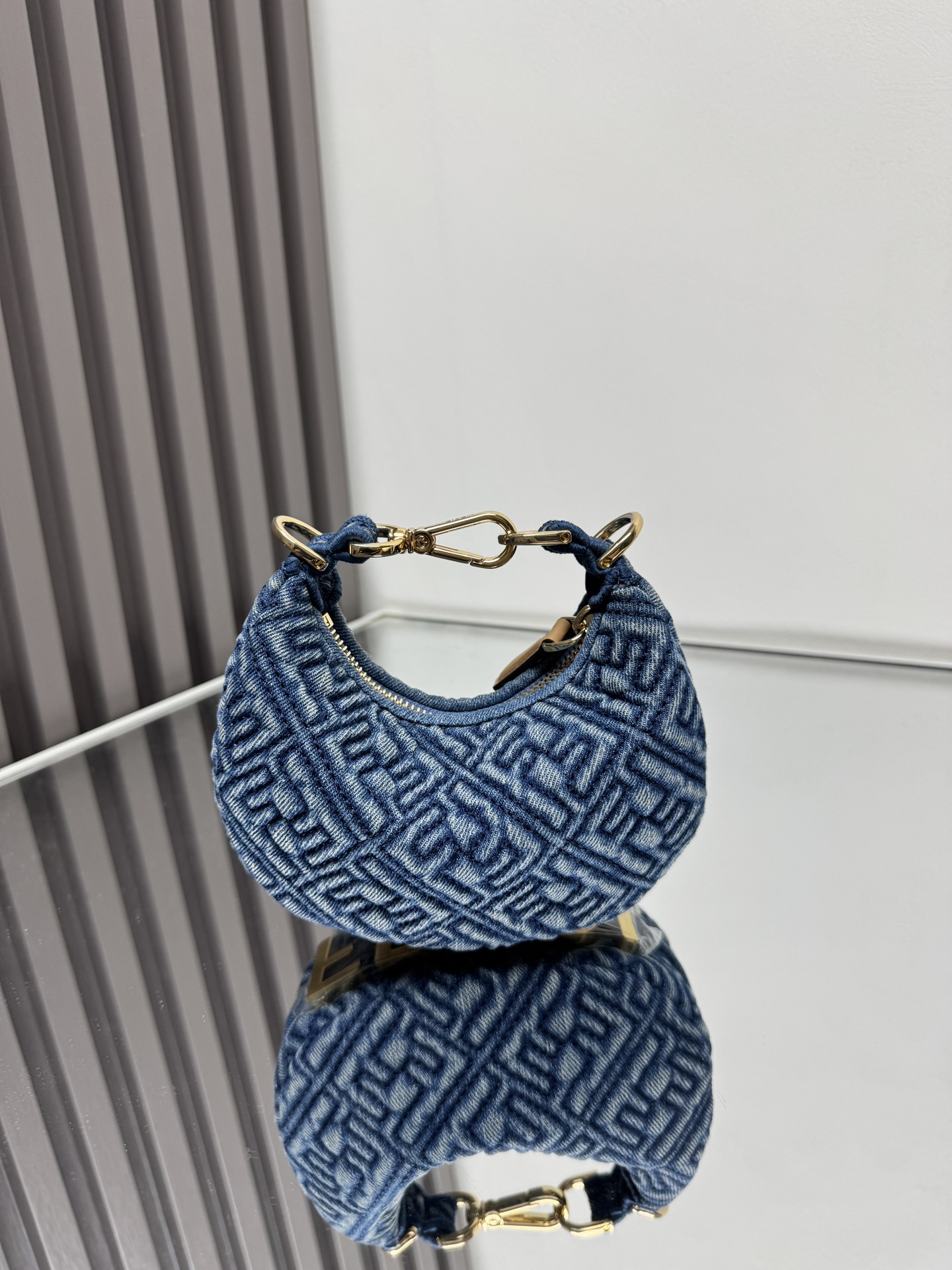 Fendi Graphy Mini Bag in Blue |